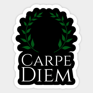 Carpe Diem - Seize The Day - Ancient Rome Latin Language Sticker